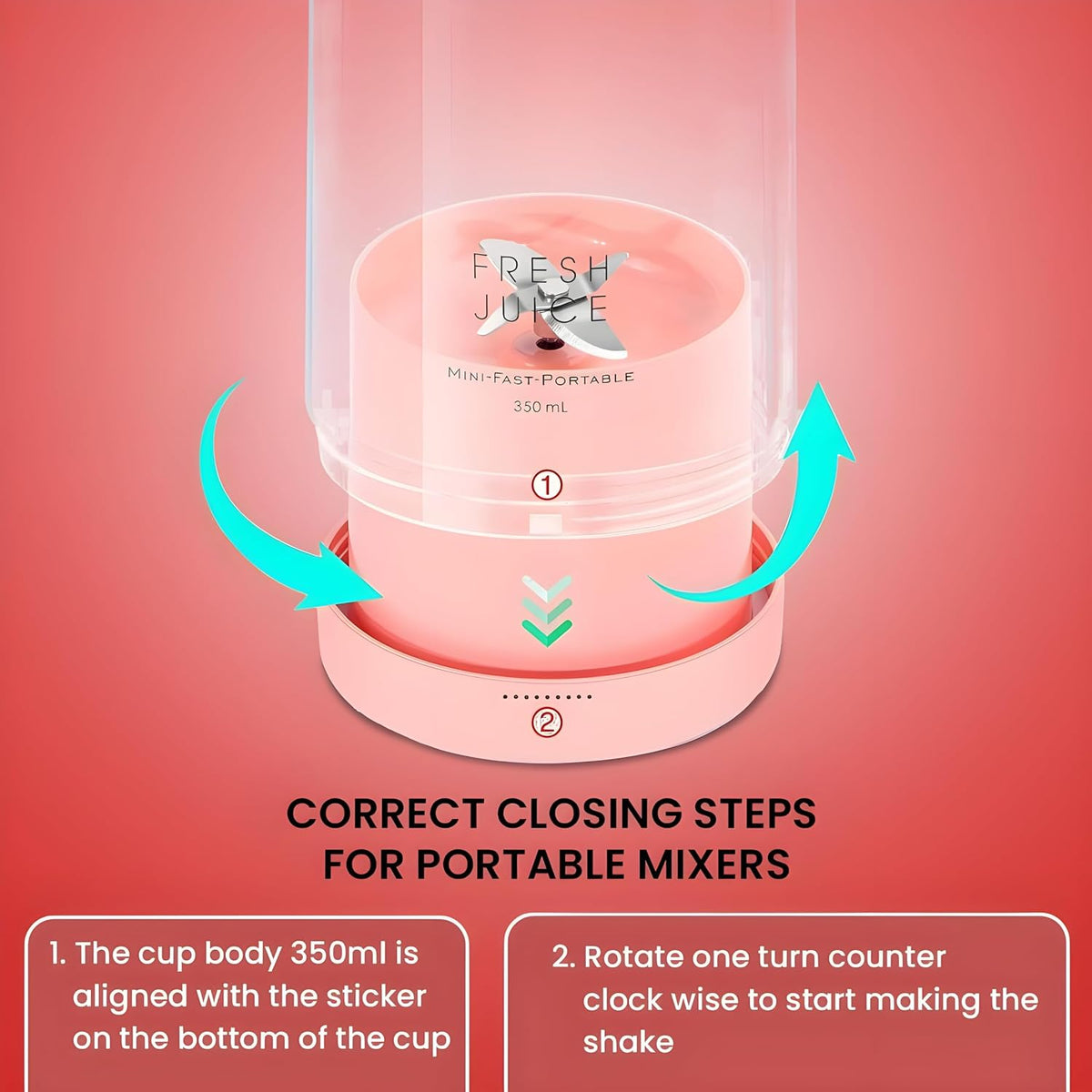 Travel Portable Mini Juice Blender